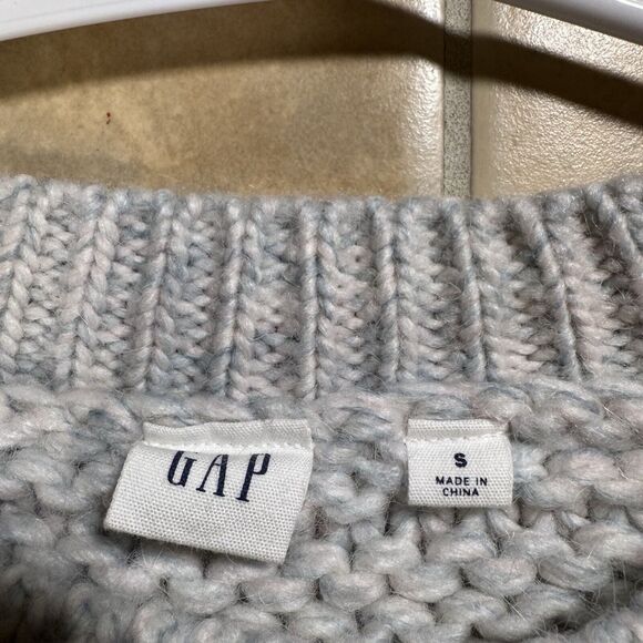 Gap Women’s Chunky Cable-Knit Crewneck Sweater Sz Small - Picture 3 of 6